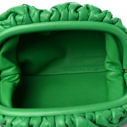 Bottega Veneta Nappa Intrecciato The Mini Pouch Clutch Parakeet 5 of 8