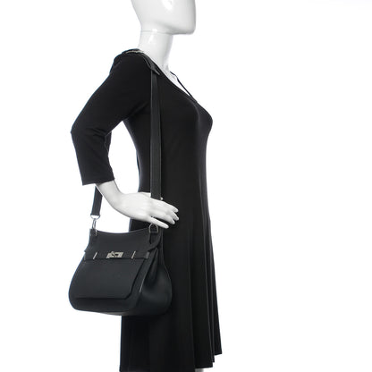 Hermes Taurillon Clemence Jypsiere 28 Black 2 of 10