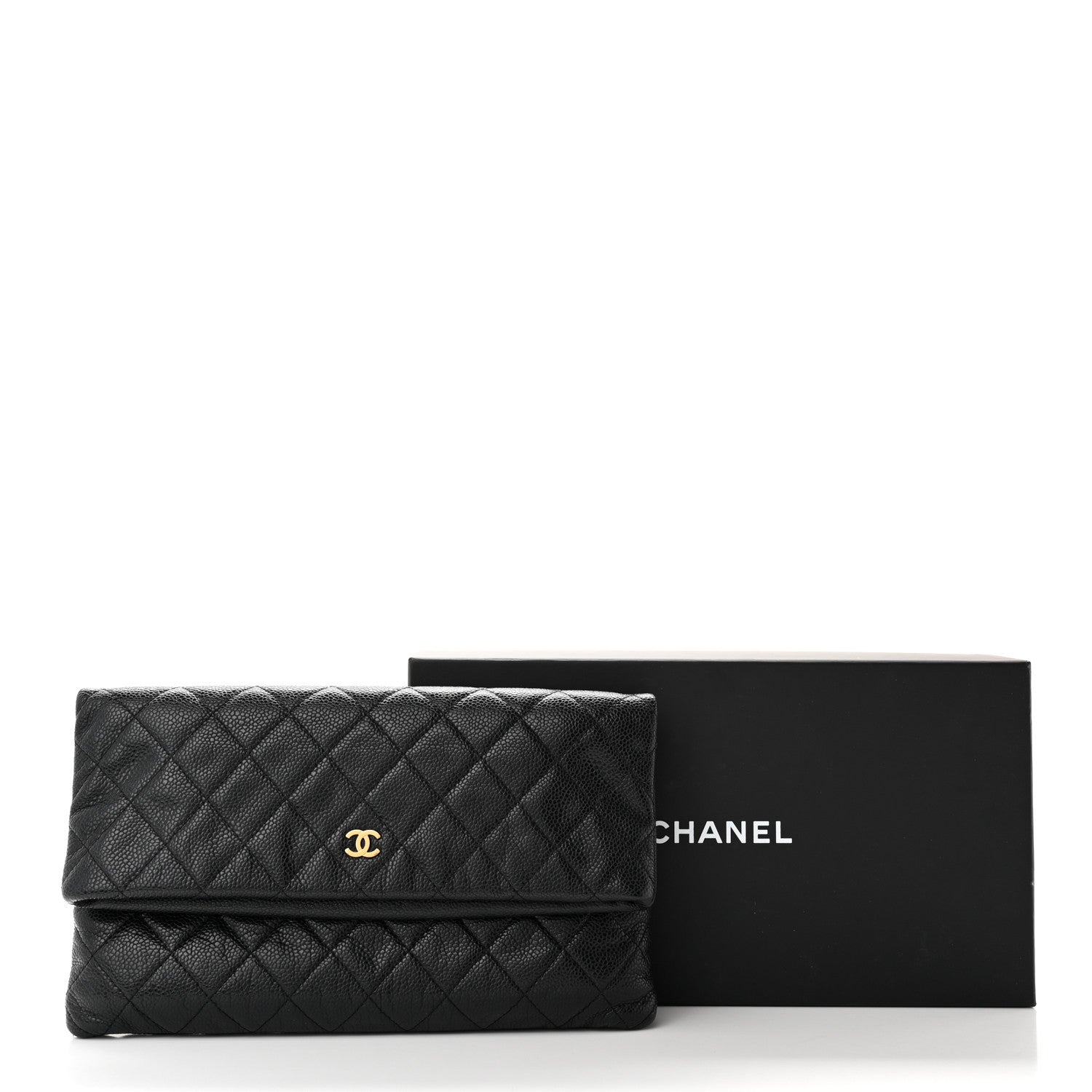 Chanel Caviar Quilted CC Beauty Clutch Black 14 of 14