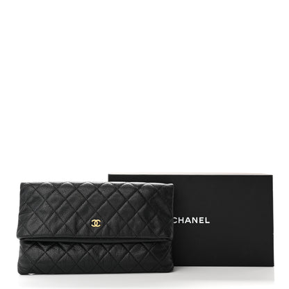 Chanel Caviar Quilted CC Beauty Clutch Black 14 of 14