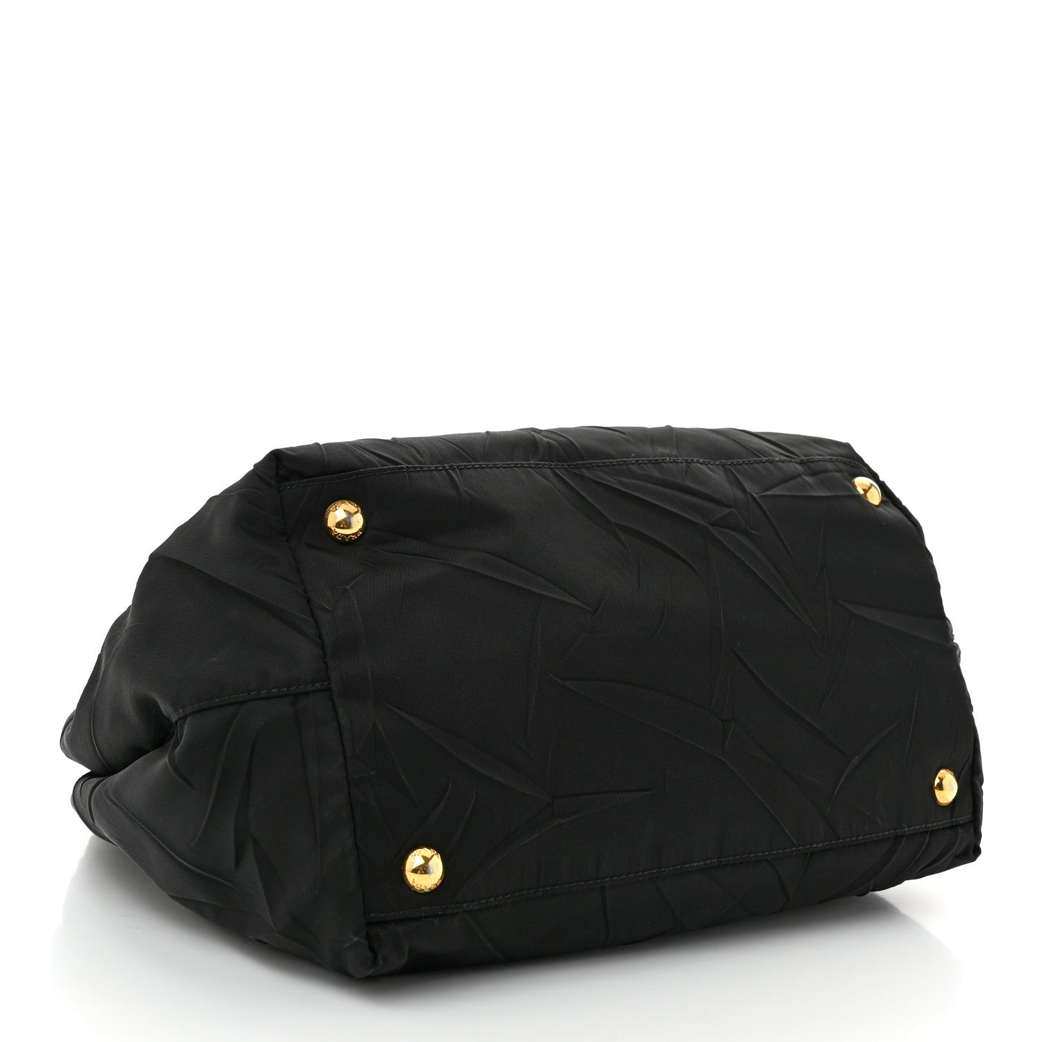 Prada Tessuto Nylon Tassel Tote Black 4 of 11