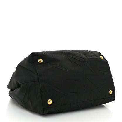Prada Tessuto Nylon Tassel Tote Black 4 of 11