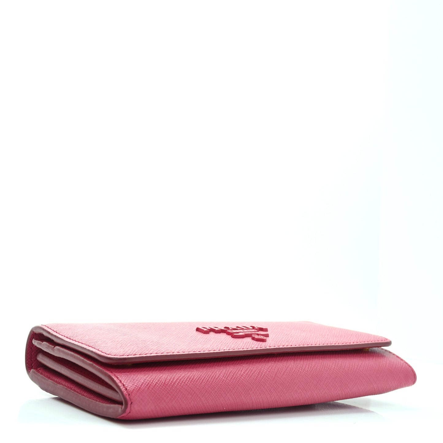 Saffiano Monochrome Continental Wallet Pink