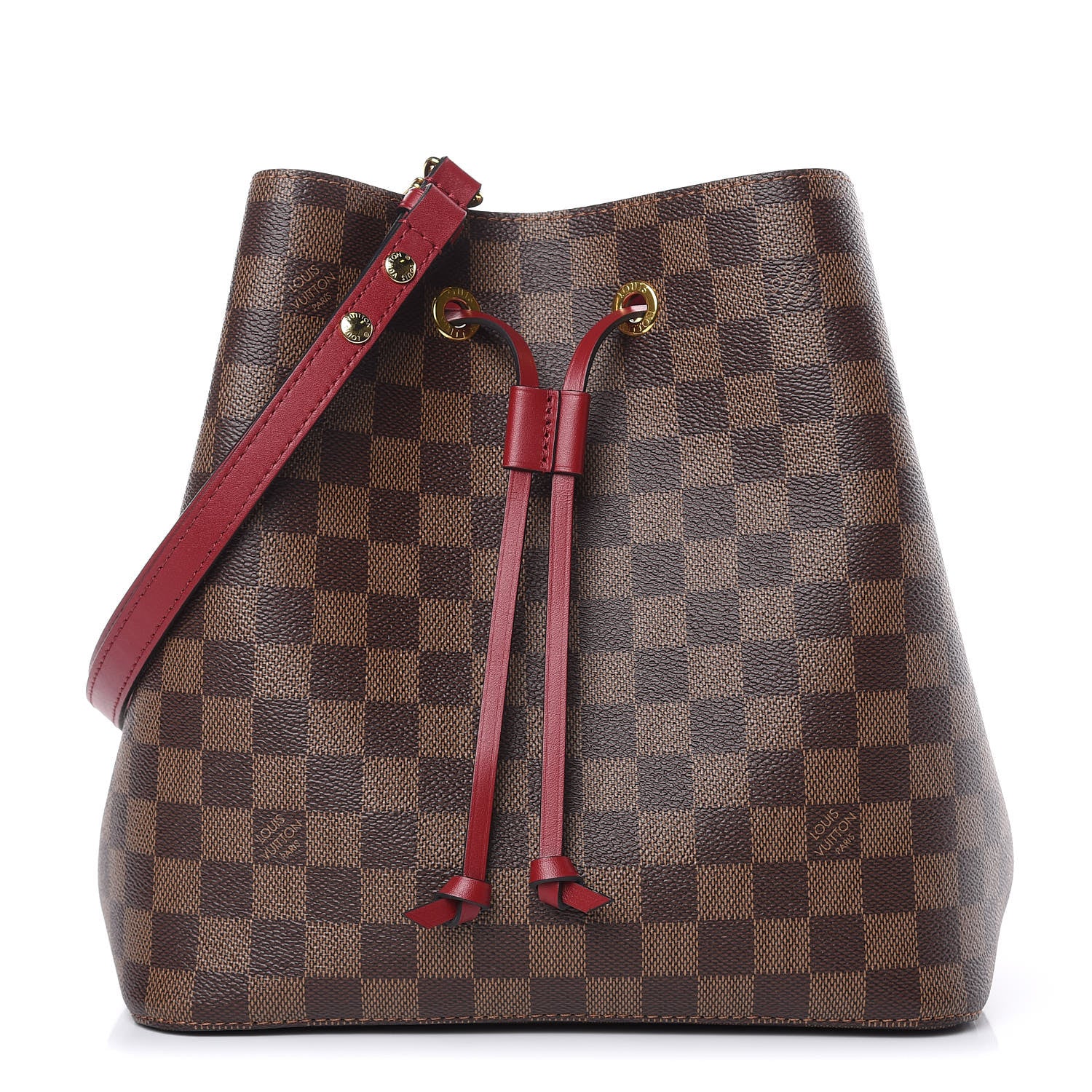 Louis Vuitton Damier Ebene Neonoe MM Cherry Berry 1 of 10