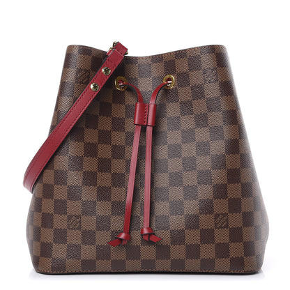 Louis Vuitton Damier Ebene Neonoe MM Cherry Berry 1 of 10