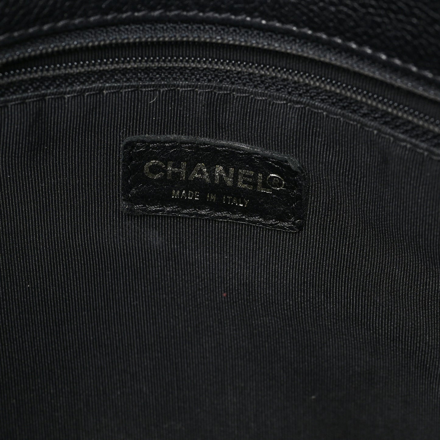 Calfskin Cerf Executive Shopper Tote Black