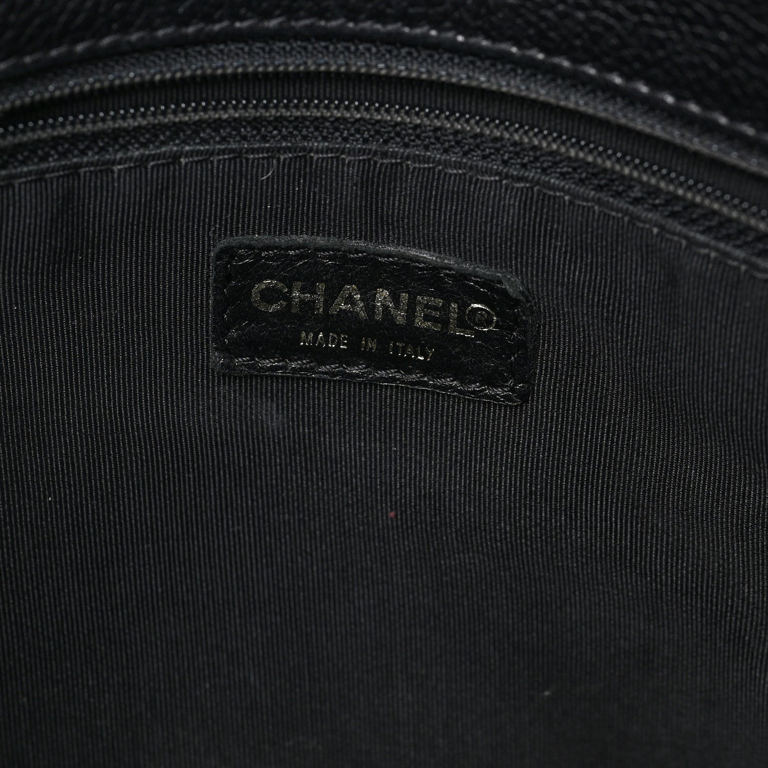 Chanel Calfskin Cerf Executive Shopper Tote Black 6 of 8