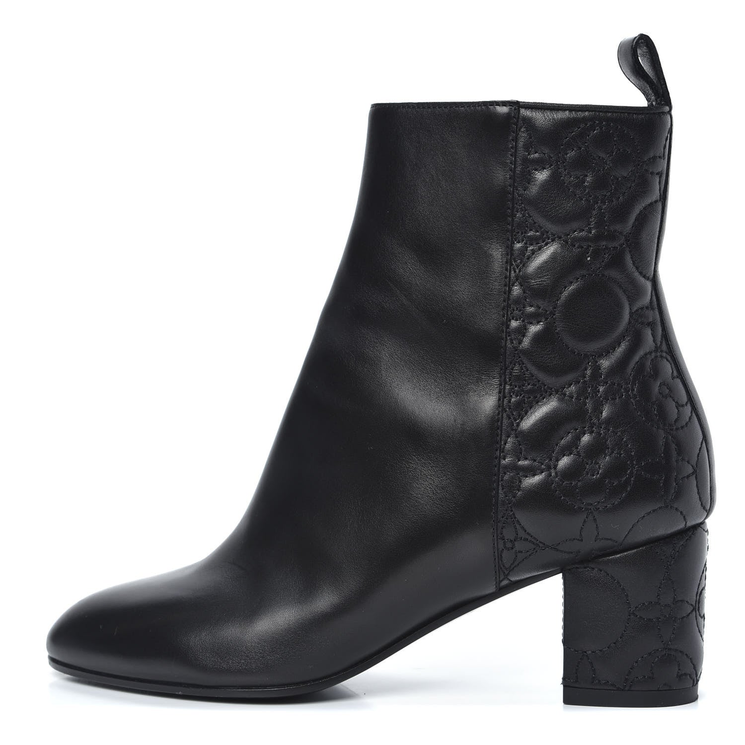 Louis Vuitton Lambskin Upstage Ankle Boots 36 Black 1 of 9