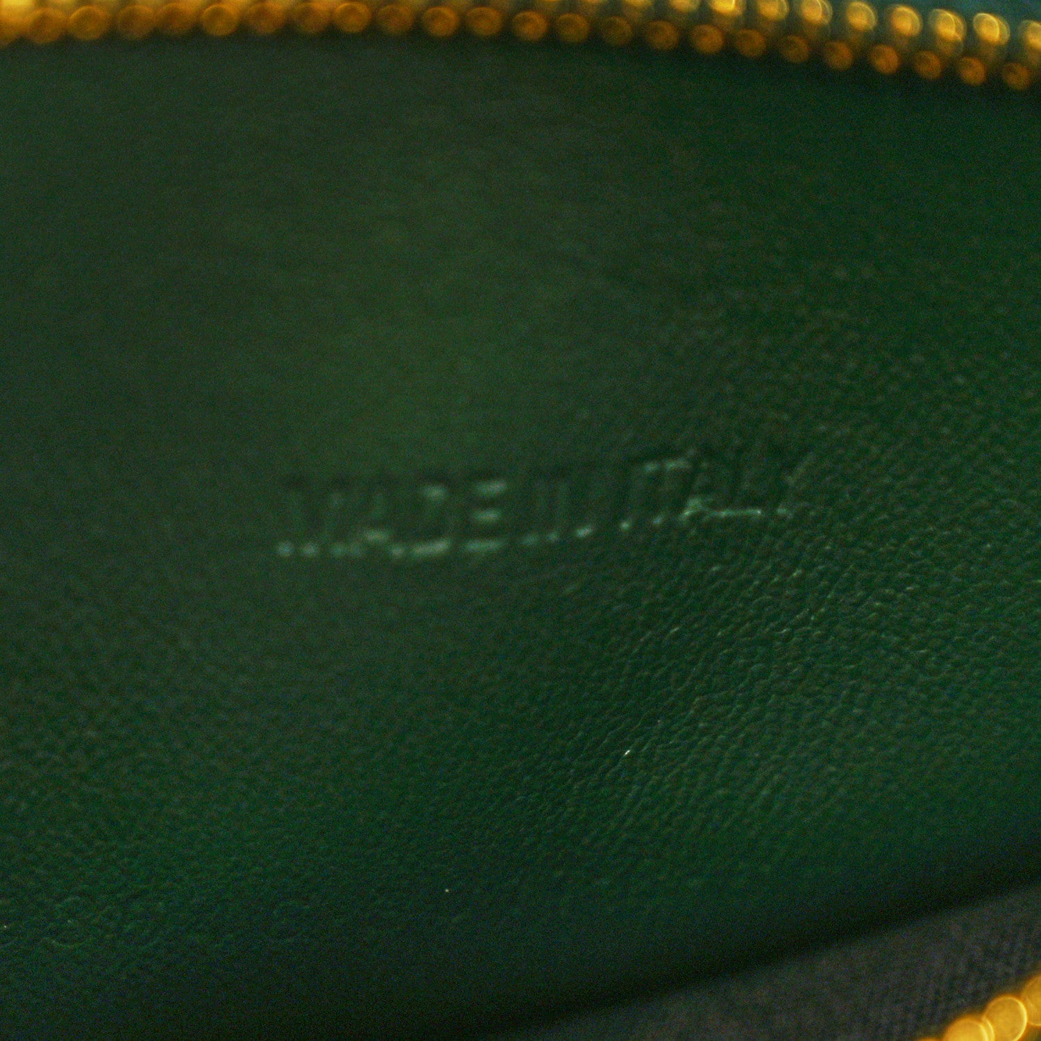 Balenciaga Shiny Calfskin Crocodile Embossed Small Hourglass Top Handle Bag Forest Green 7 of 13