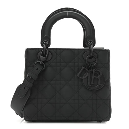 Christian Dior Ultra Matte Calfskin Cannage Small My ABCDior Lady Dior Black 1 of 9