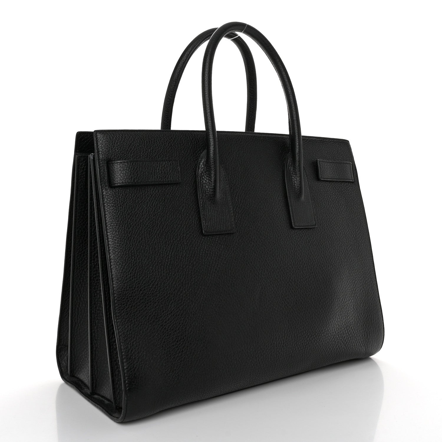 Saint Laurent Grained Calfskin Large Sac De Jour Carryall Black 3 of 10