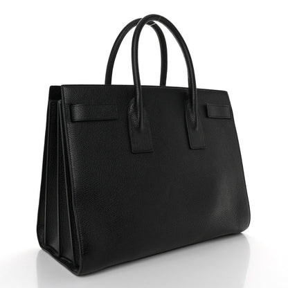 Saint Laurent Grained Calfskin Large Sac De Jour Carryall Black 3 of 10