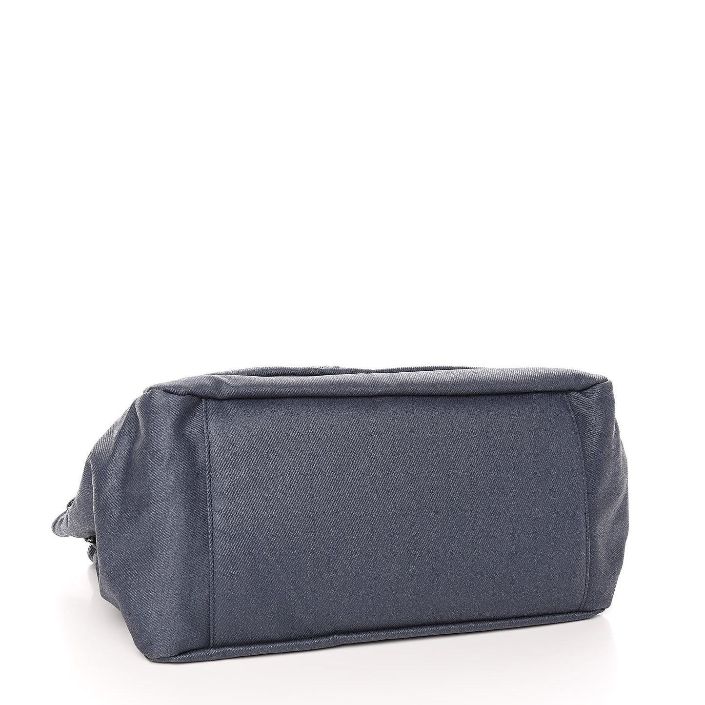 Denim CC Disc Accordion Flap Blue