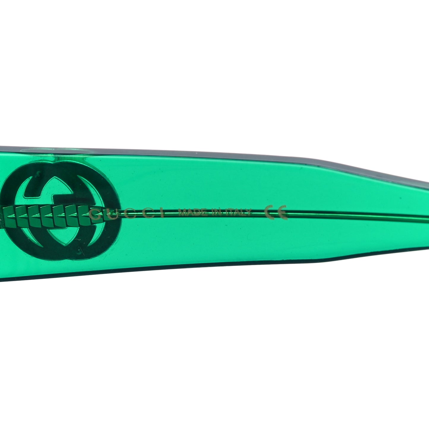 Square Web Frame GG0178S Sunglasses Green Red