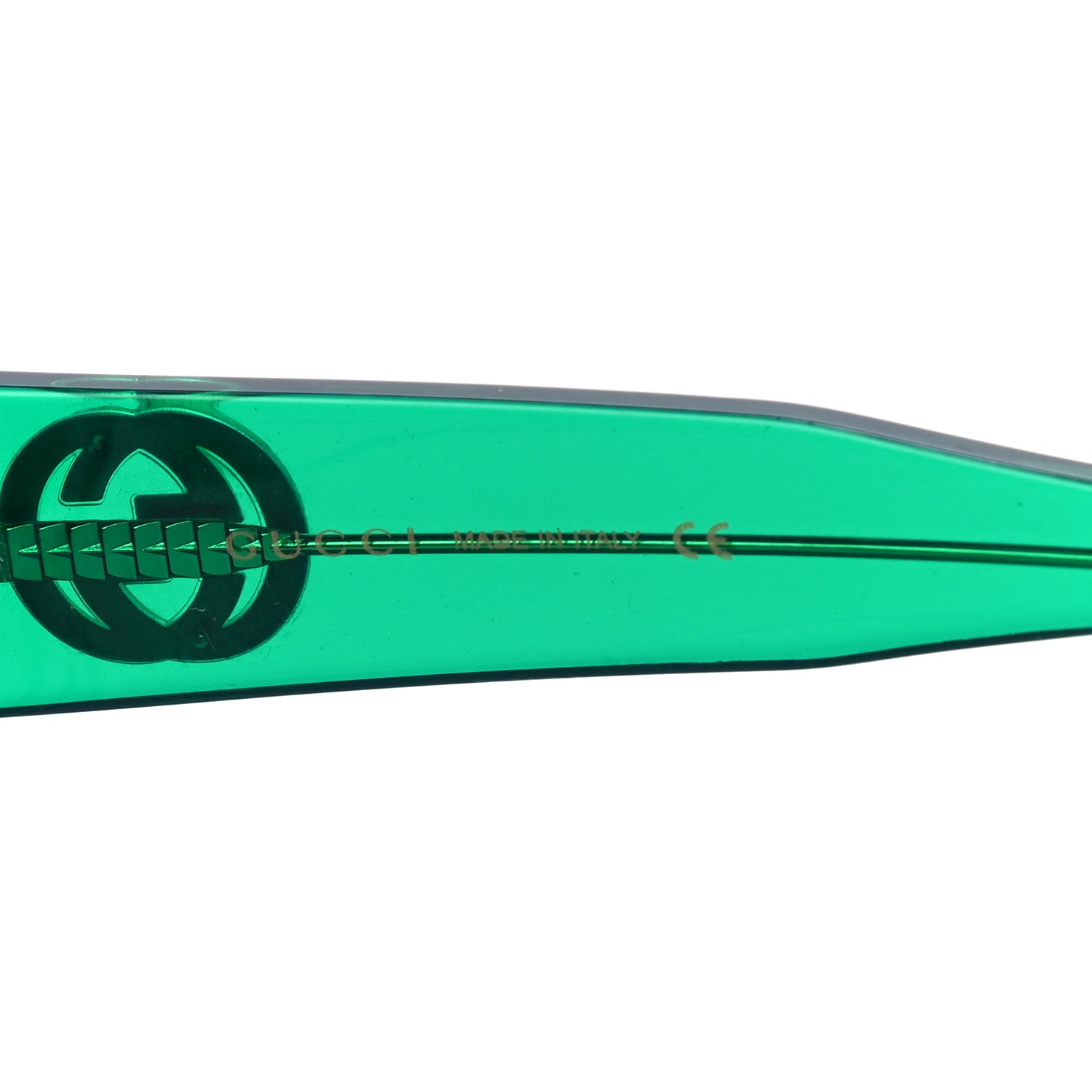 Gucci Square Web Frame GG0178S Sunglasses Green Red 5 of 8