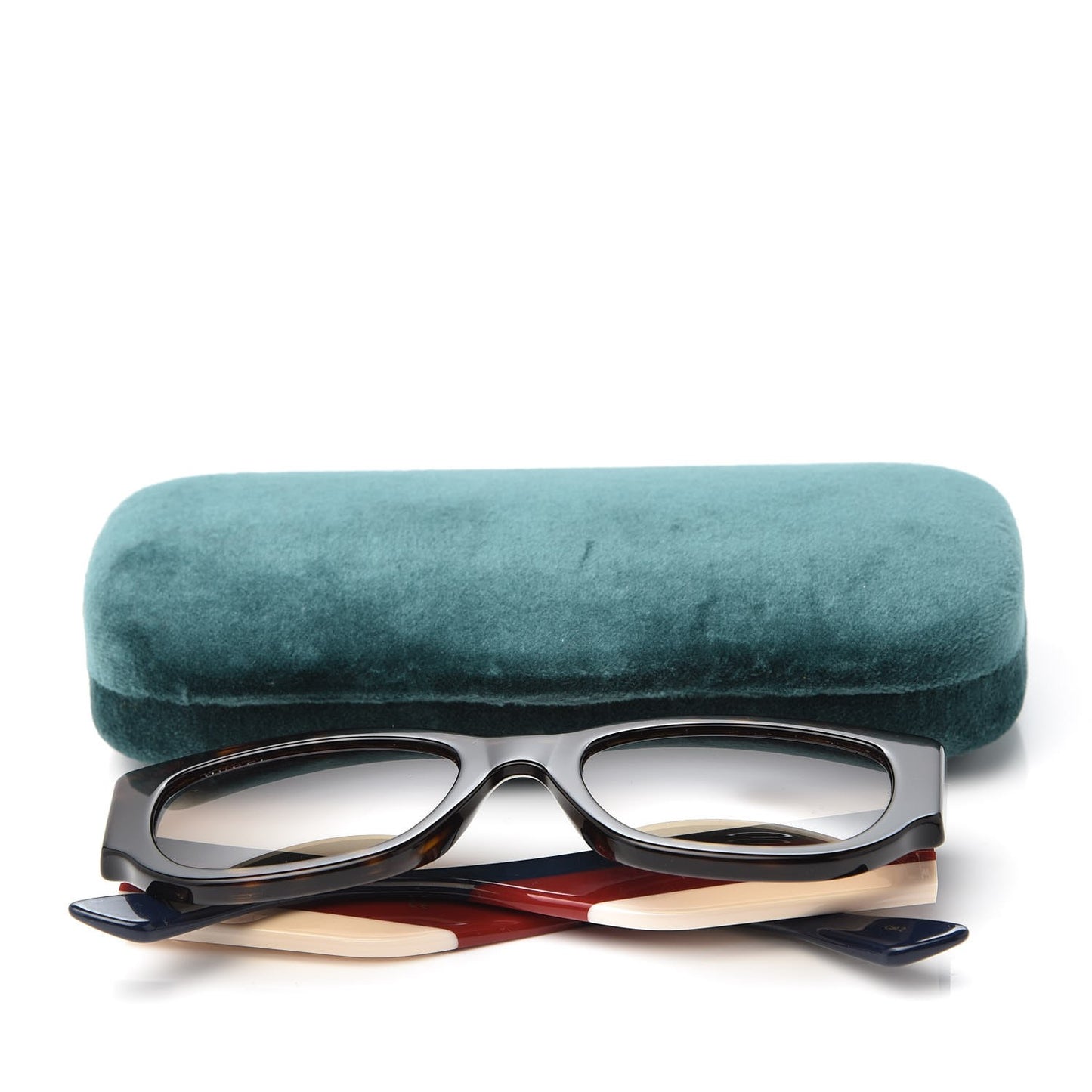 Acetate Web Oversized Frame Rectangle Sunglasses GG0276S Tortoiseshell