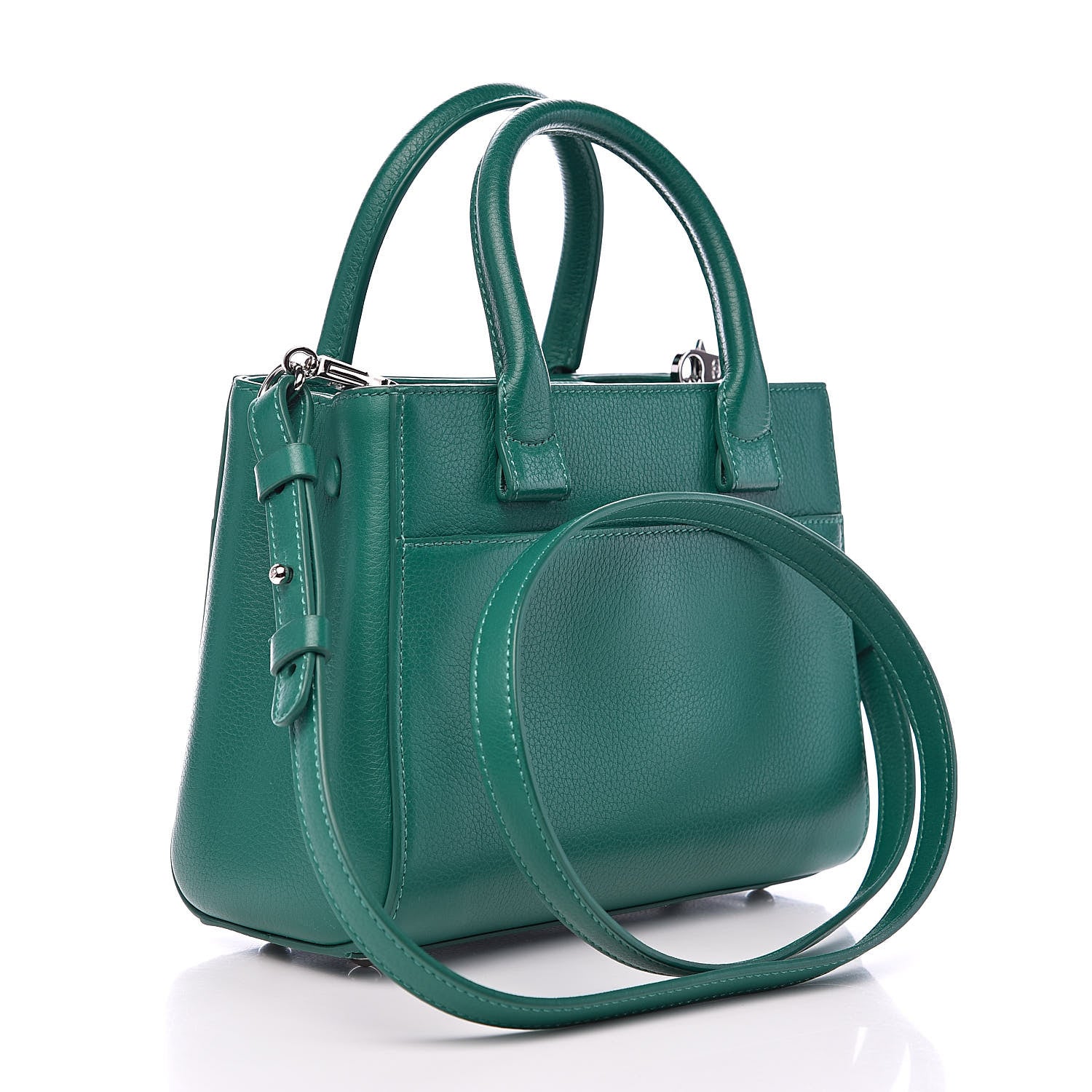 Chanel Grained Calfskin Mini Neo Executive Shopper Tote Green 3 of 12
