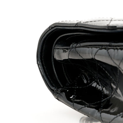 Chanel Patent Quilted Medium Double Flap Black 12 of 12