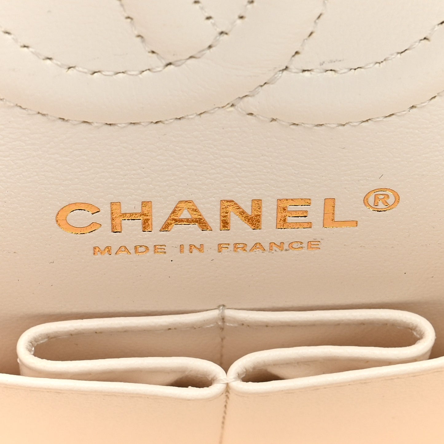 Caviar Quilted Small Double Flap White