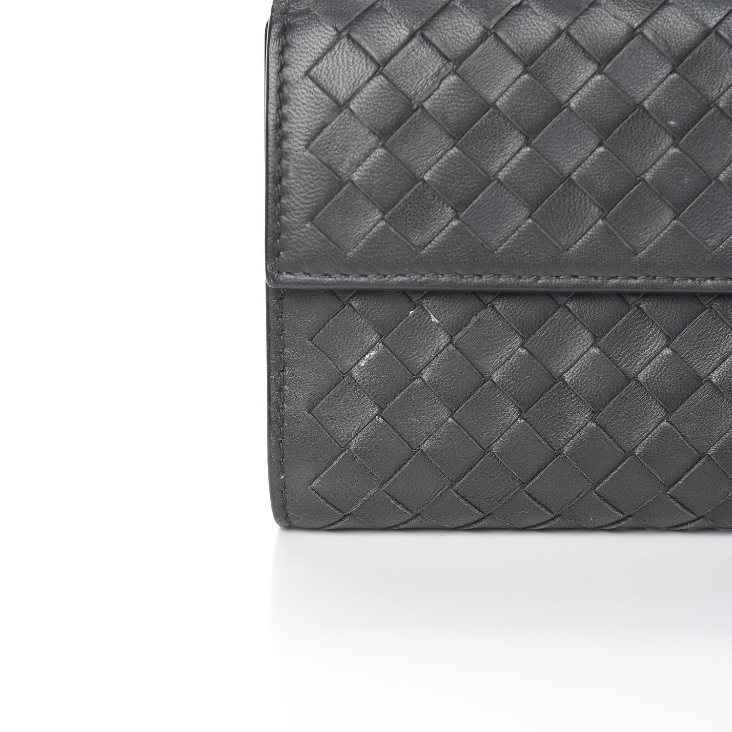 Bottega Veneta Nappa Intrecciato Continental Wallet Light Grey 8 of 13