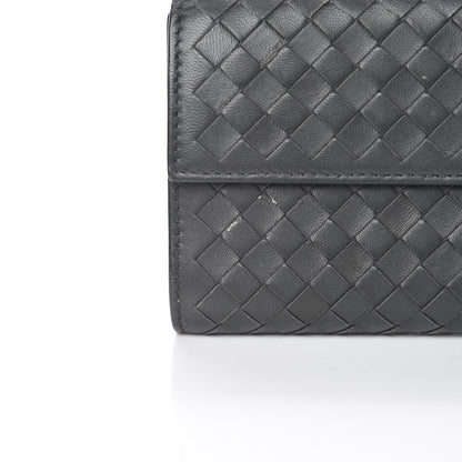 Bottega Veneta Nappa Intrecciato Continental Wallet Light Grey 8 of 13