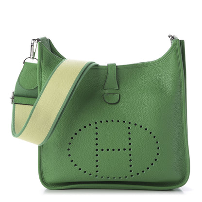 Hermes Taurillon Clemence Amazone Evelyne III PM Bambou 1 of 8