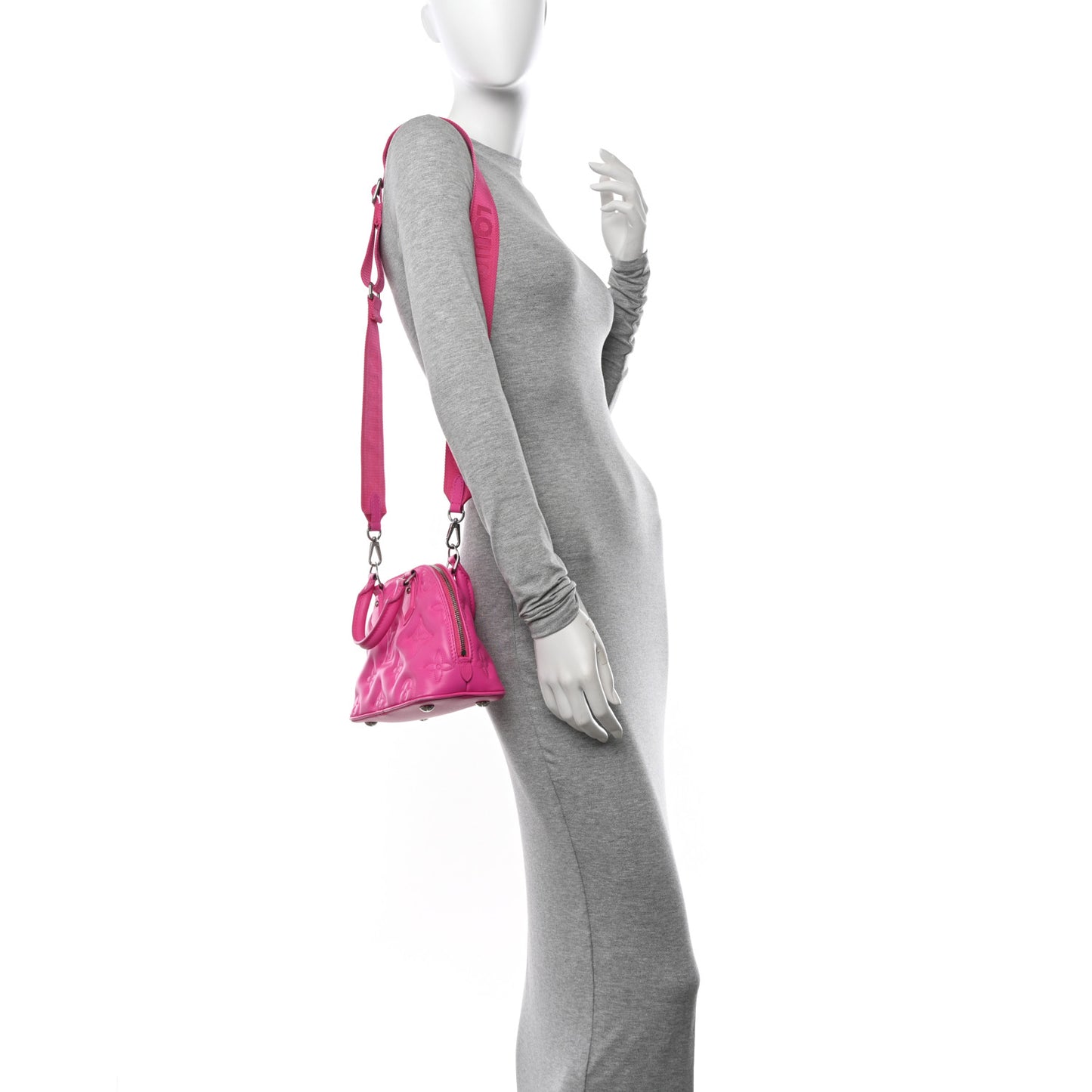 Calfskin Bubblegram Alma BB Rose Miami