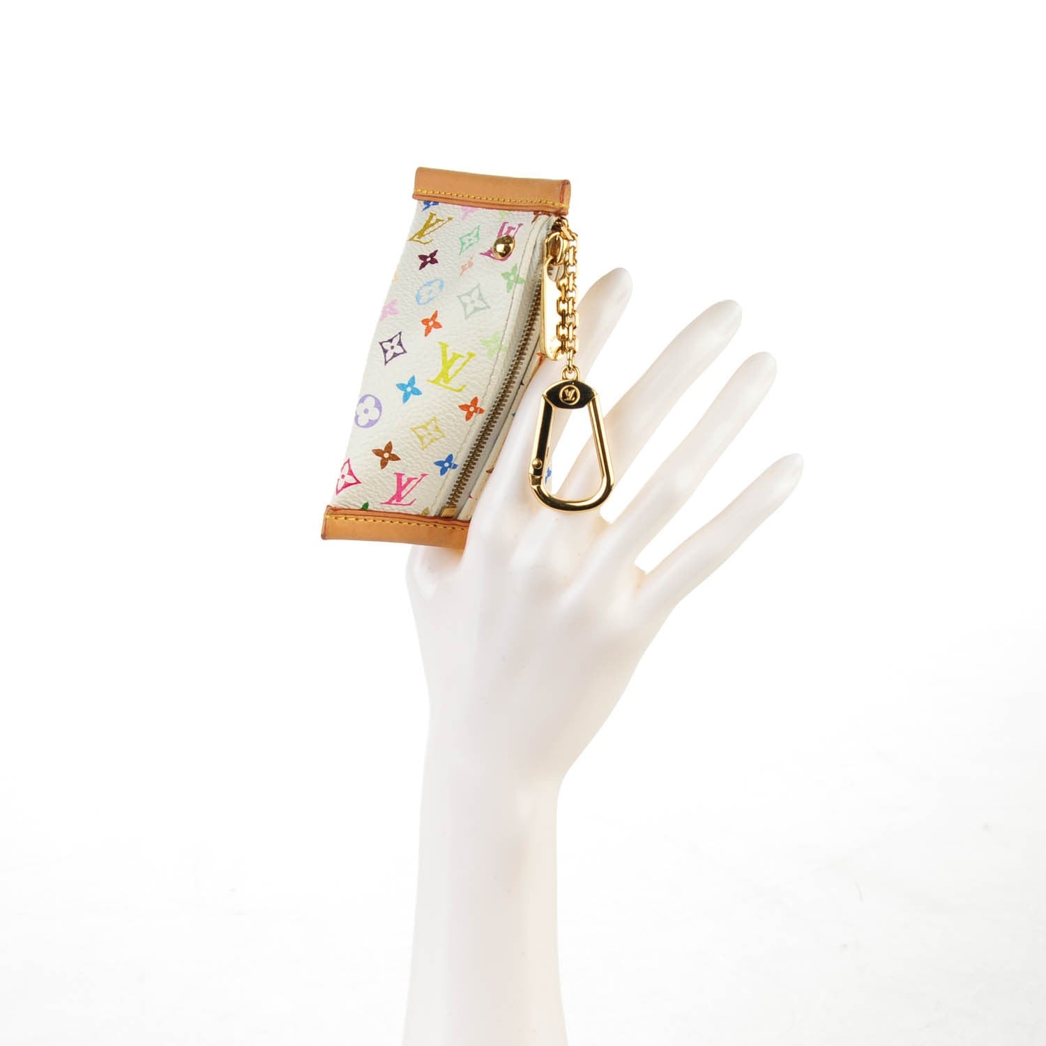Louis Vuitton Monogram Multicolor Berlingot Coin Purse White 2 of 5