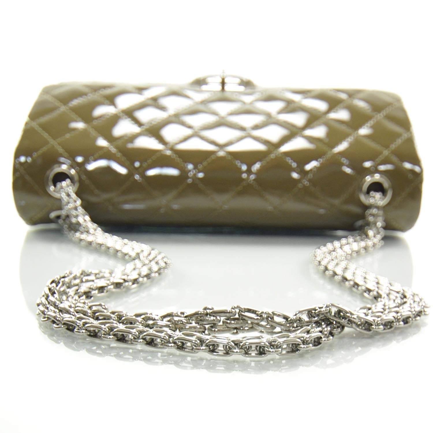 Chanel Patent 2.55 Reissue 226 Flap Taupe 6 of 11