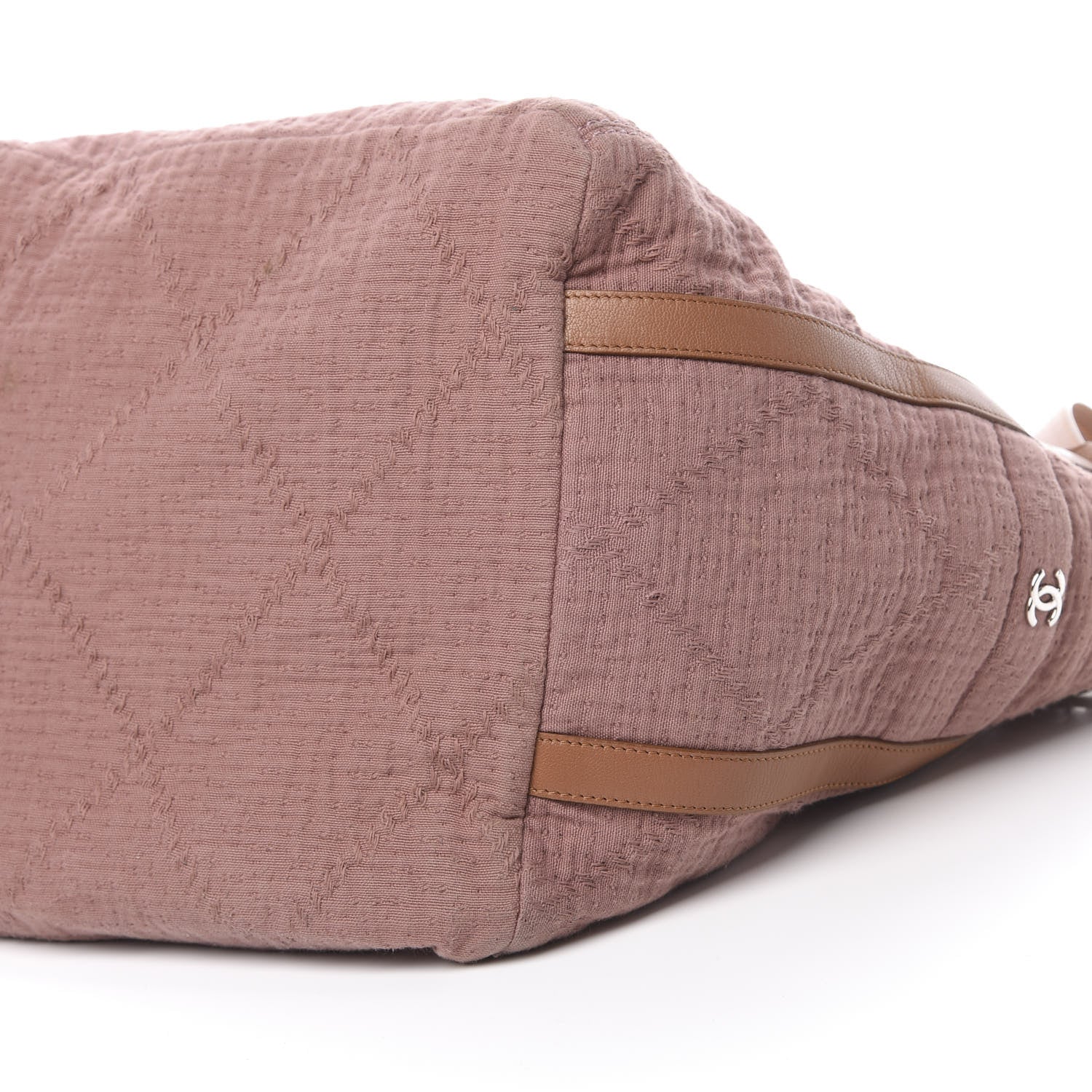 Chanel Canvas Small Double Face Tote Pink 10 of 13