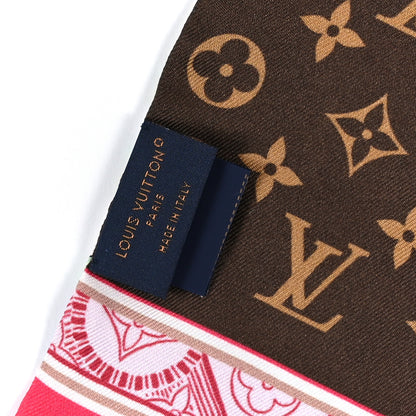 Louis Vuitton Silk Monogram Secret Garden Bandeau Pink 3 of 3