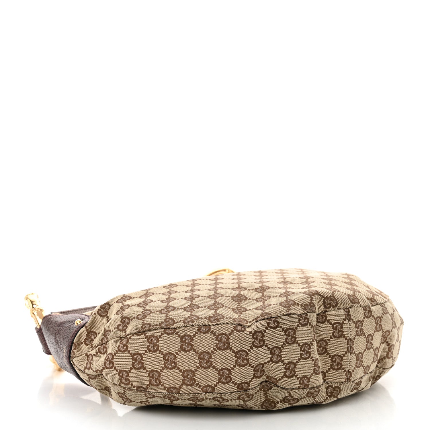 Gucci Monogram Bamboo Ring Hobo Aubergine 4 of 13
