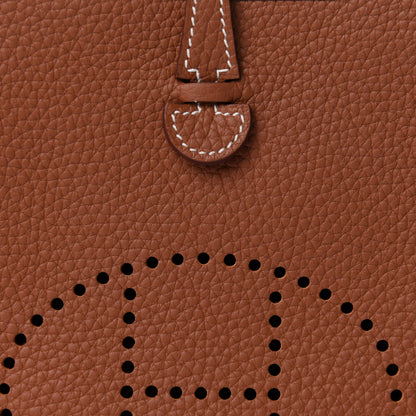 Hermes Taurillon Clemence Evelyne TPM Gold 5 of 11