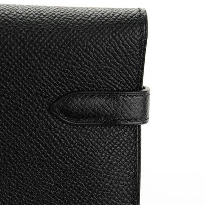 Hermes Epsom Kelly Longue Wallet Black 4 of 13