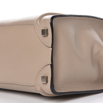 Celine Drummed Calfskin Micro Luggage Dune 11 of 11