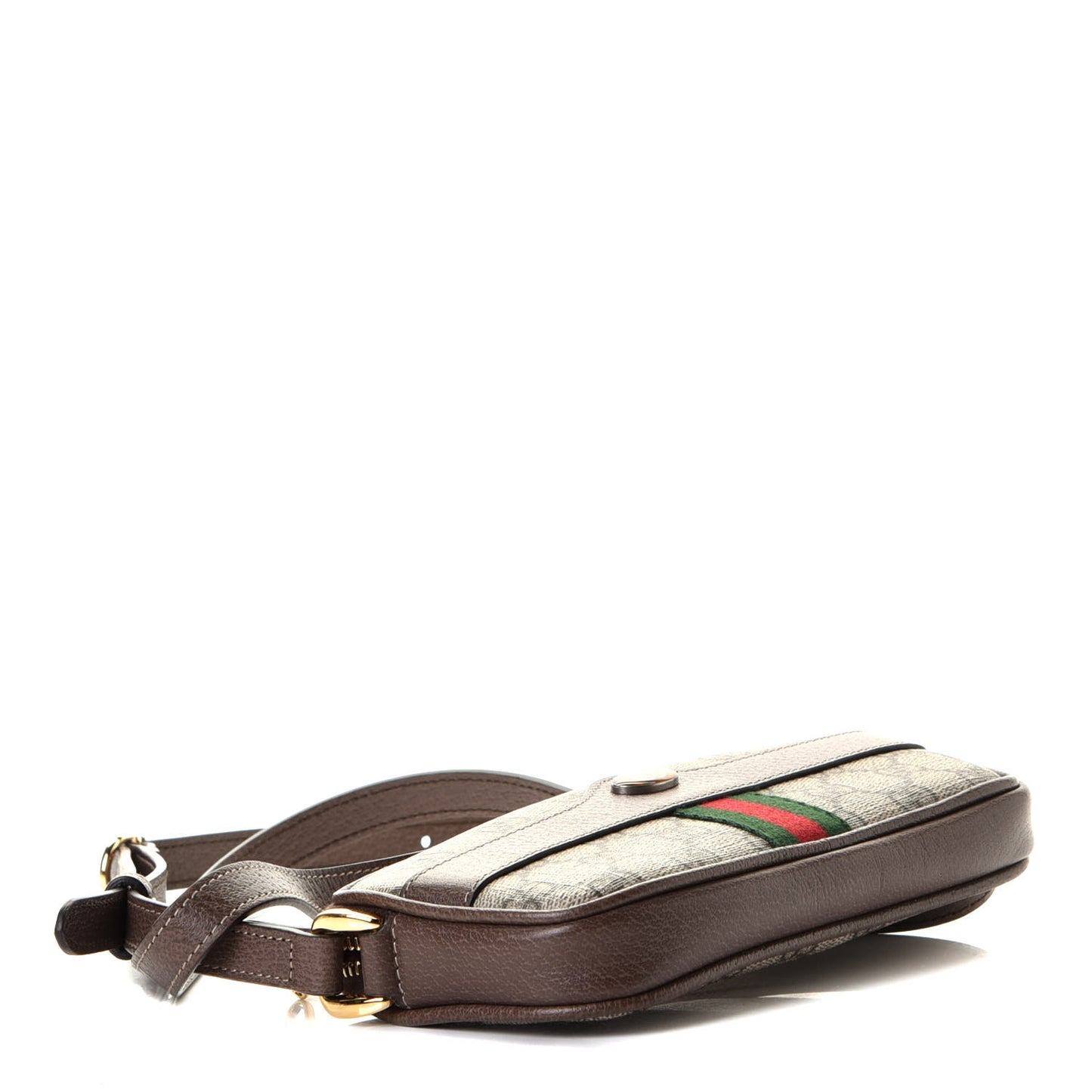 GG Supreme Monogram Web Mini Ophidia GG Bag Brown