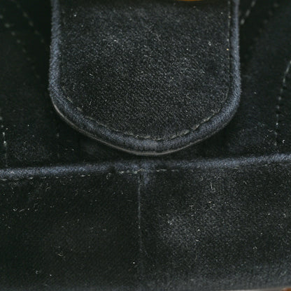 Gucci Velvet Matelasse Mini GG Marmont Shoulder Bag Black 14 of 14