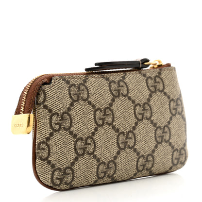 Gucci GG Supreme Monogram Key Case Brown 3 of 8