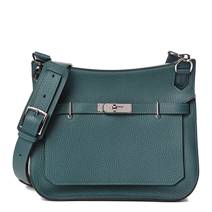 Hermes Taurillon Clemence Jypsiere 28 Malachite 1 of 11
