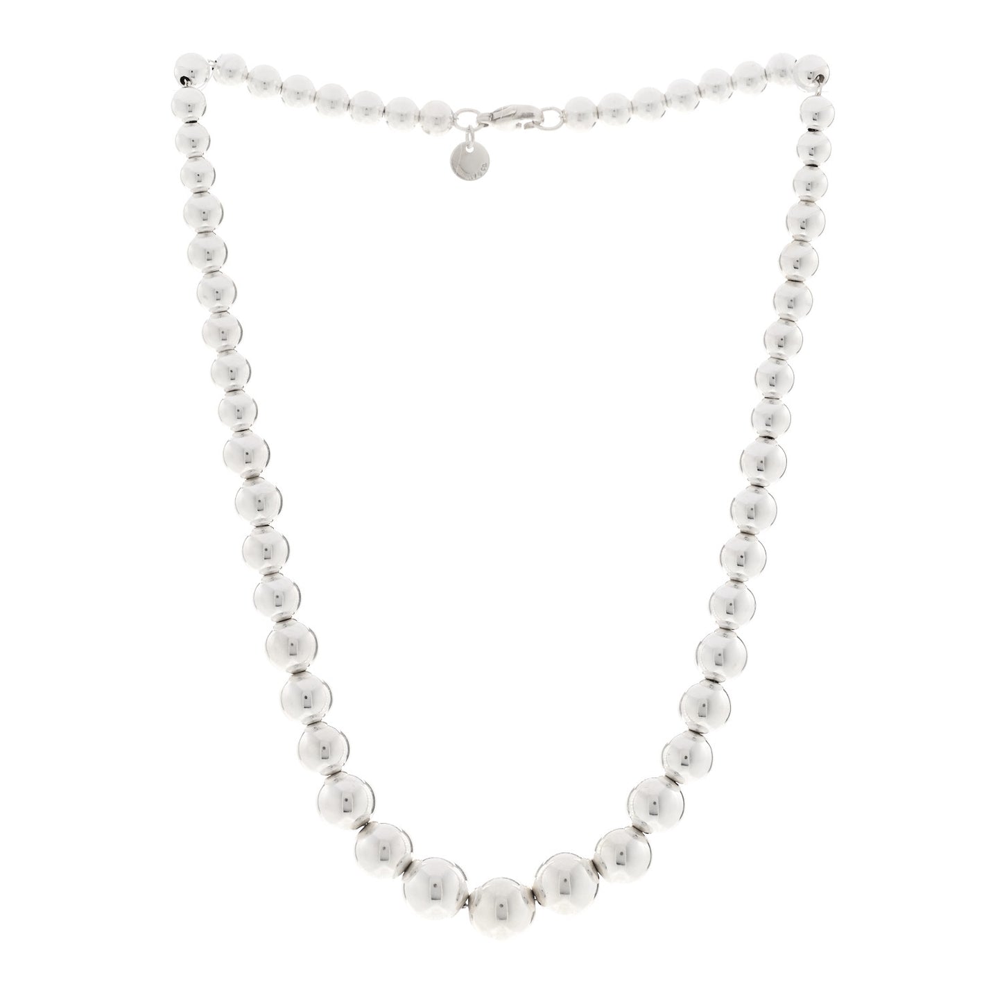 Sterling Silver HardWear Graduated Ball Necklace