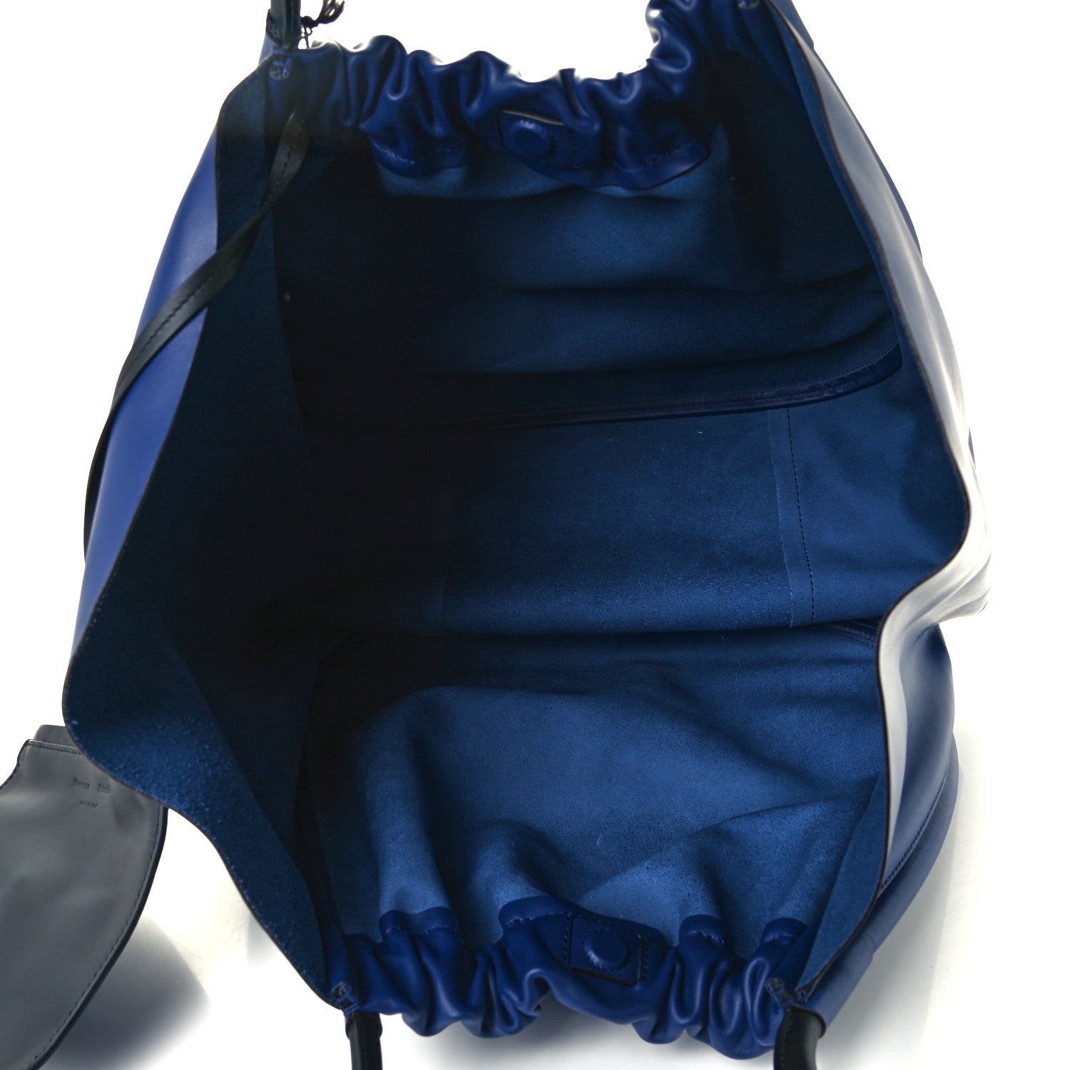 Proenza Schouler Calfskin XL Ruched Tote New Blue 6 of 12