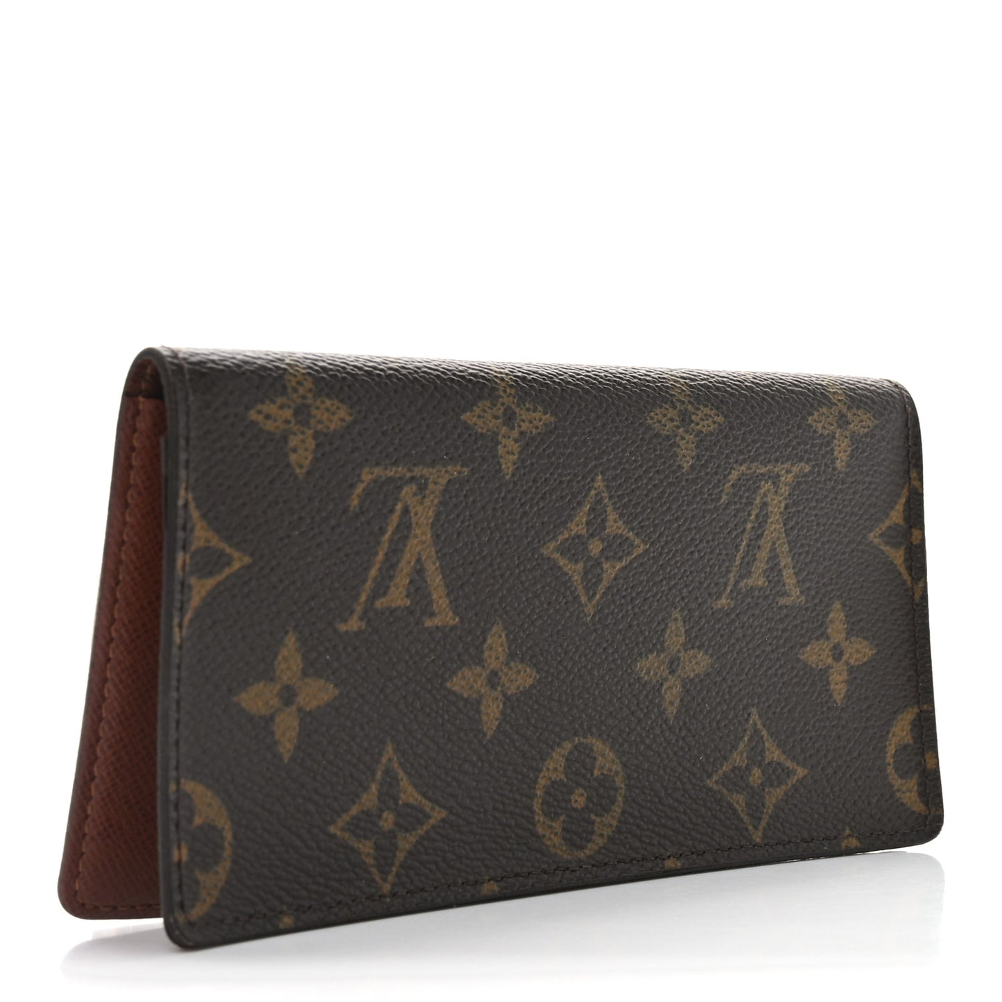 Monogram Simple Checkbook Holder Wallet Cover