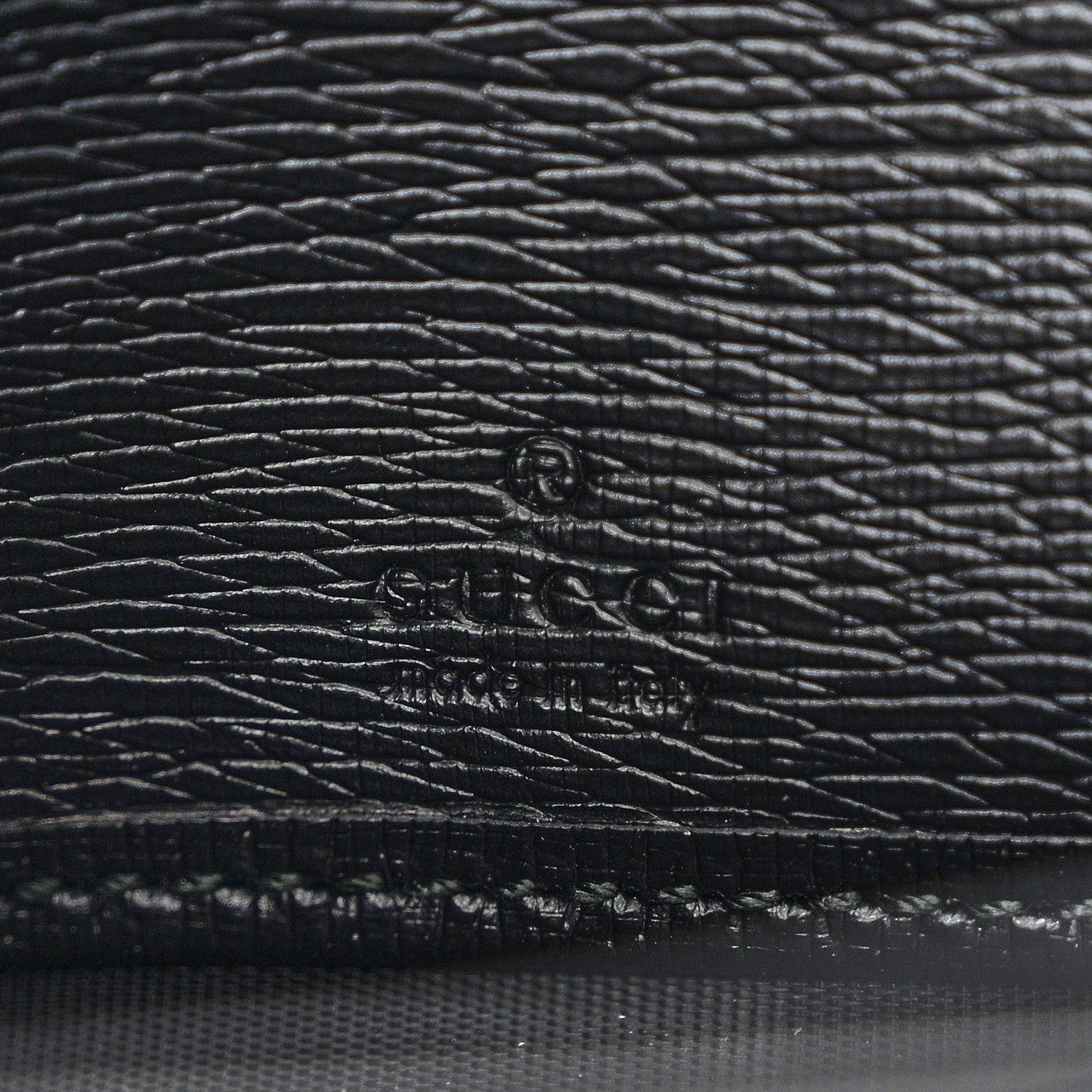 Gucci Calfskin GG Zip Around Wallet Black 6 of 10