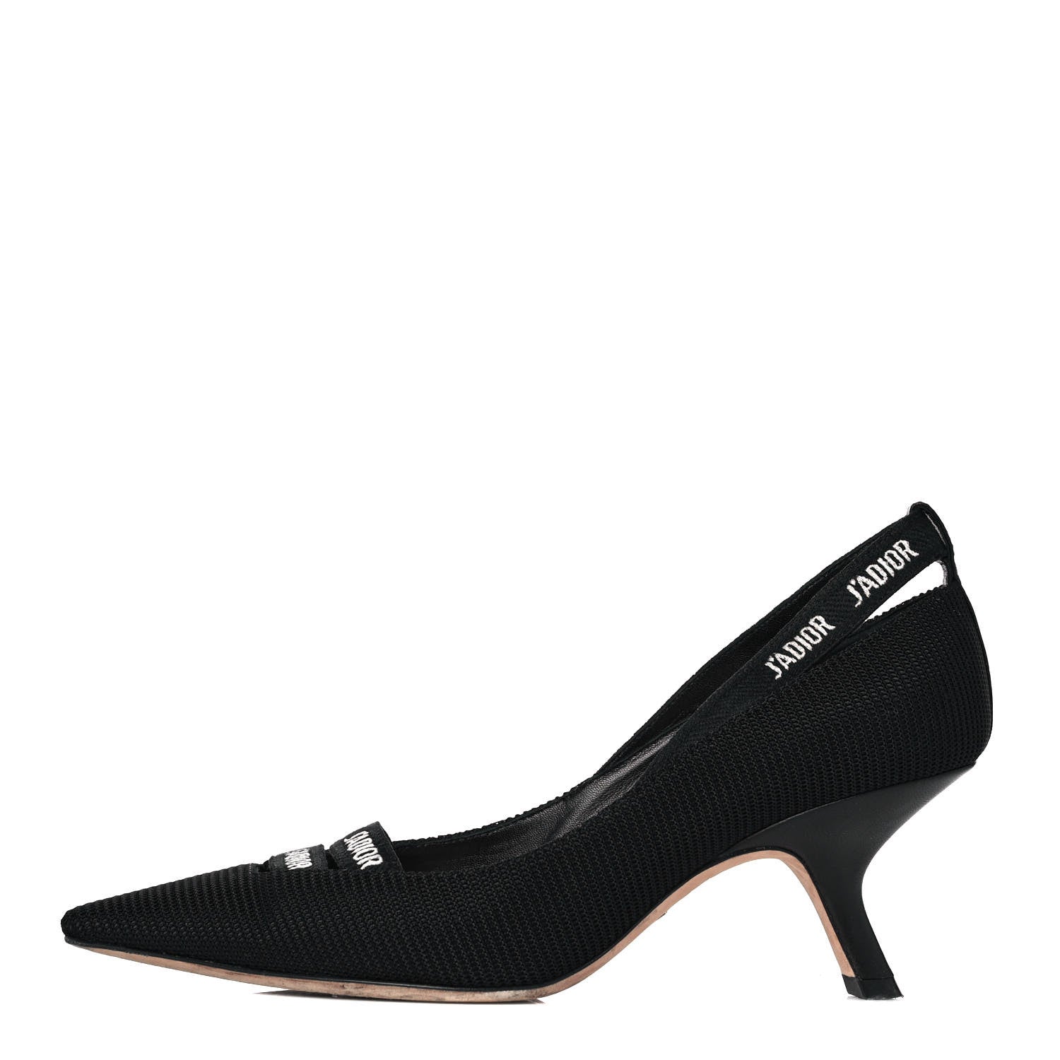 Christian Dior Fabric J'Adior Ribbon Pumps 37 Black 1 of 9