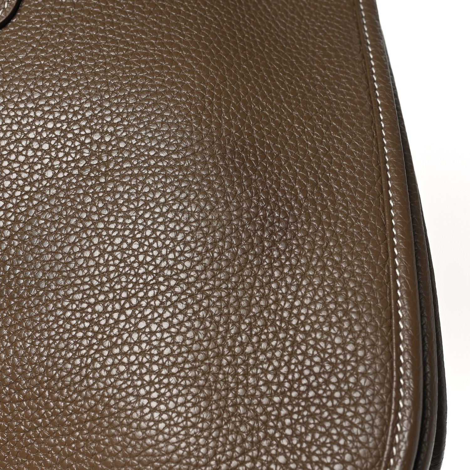 Hermes Taurillon Clemence EVELYNE III PM Etoupe 11 of 11