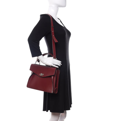 Proenza Schouler Calfskin Medium Hava Top Handle Bag Midnight Plum 2 of 15