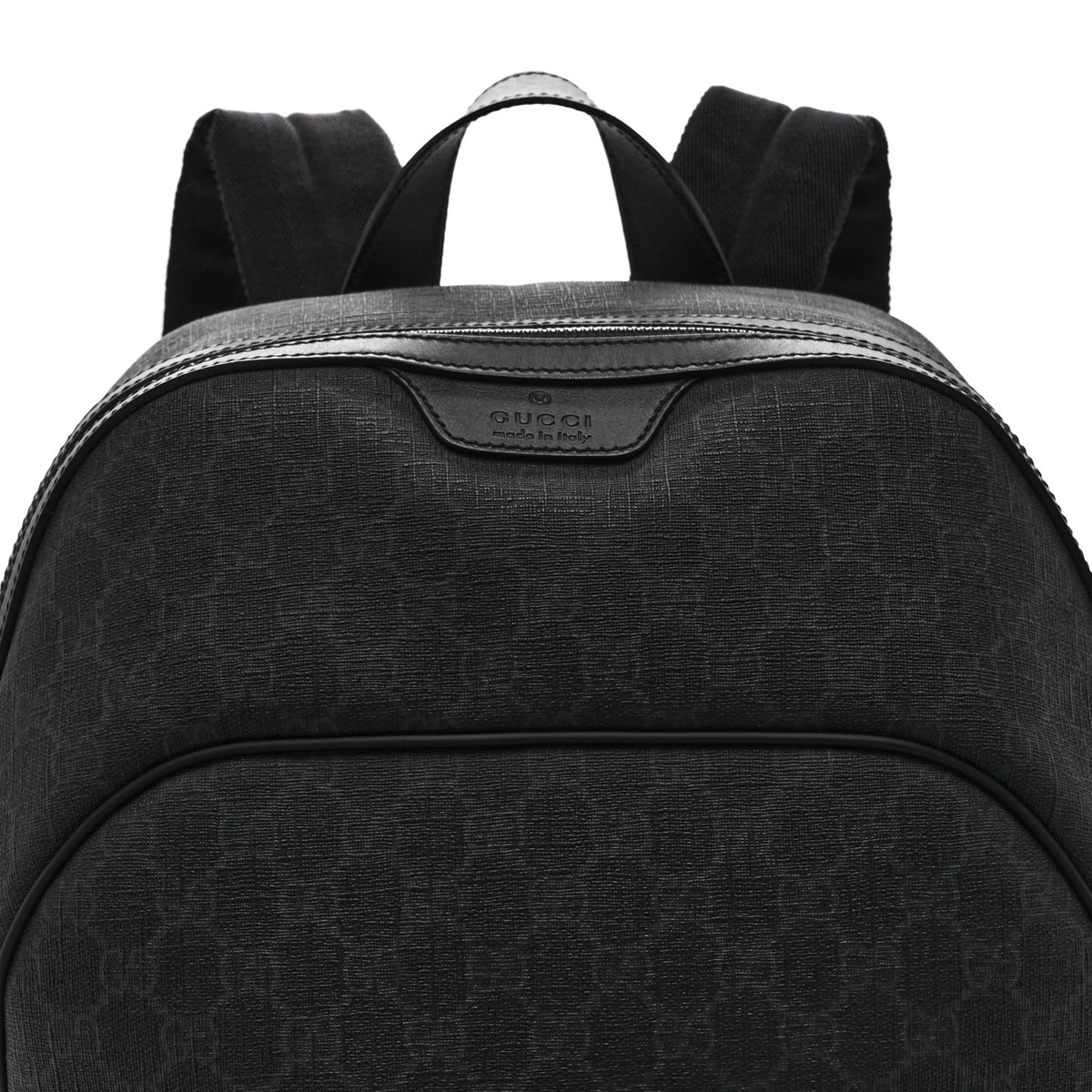 GG Supreme Monogram Medium Day Backpack Grey Black