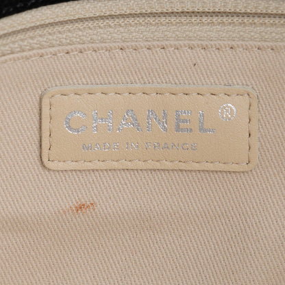 Chanel Crumpled Grained Calfskin Drawstring Tote Black 6 of 7