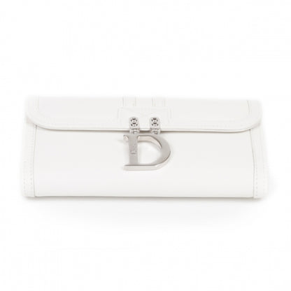 Christian Dior Leather Cannage D Charm Wallet White 4 of 11