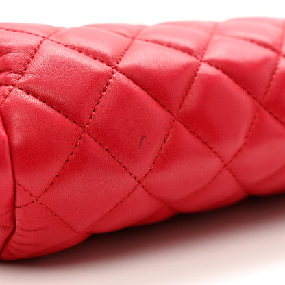 Chanel Lambskin Quilted Timeless Clutch Red 7 of 8